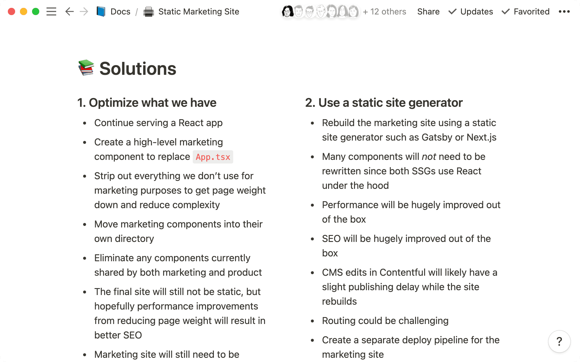 Part of the static site RFC.