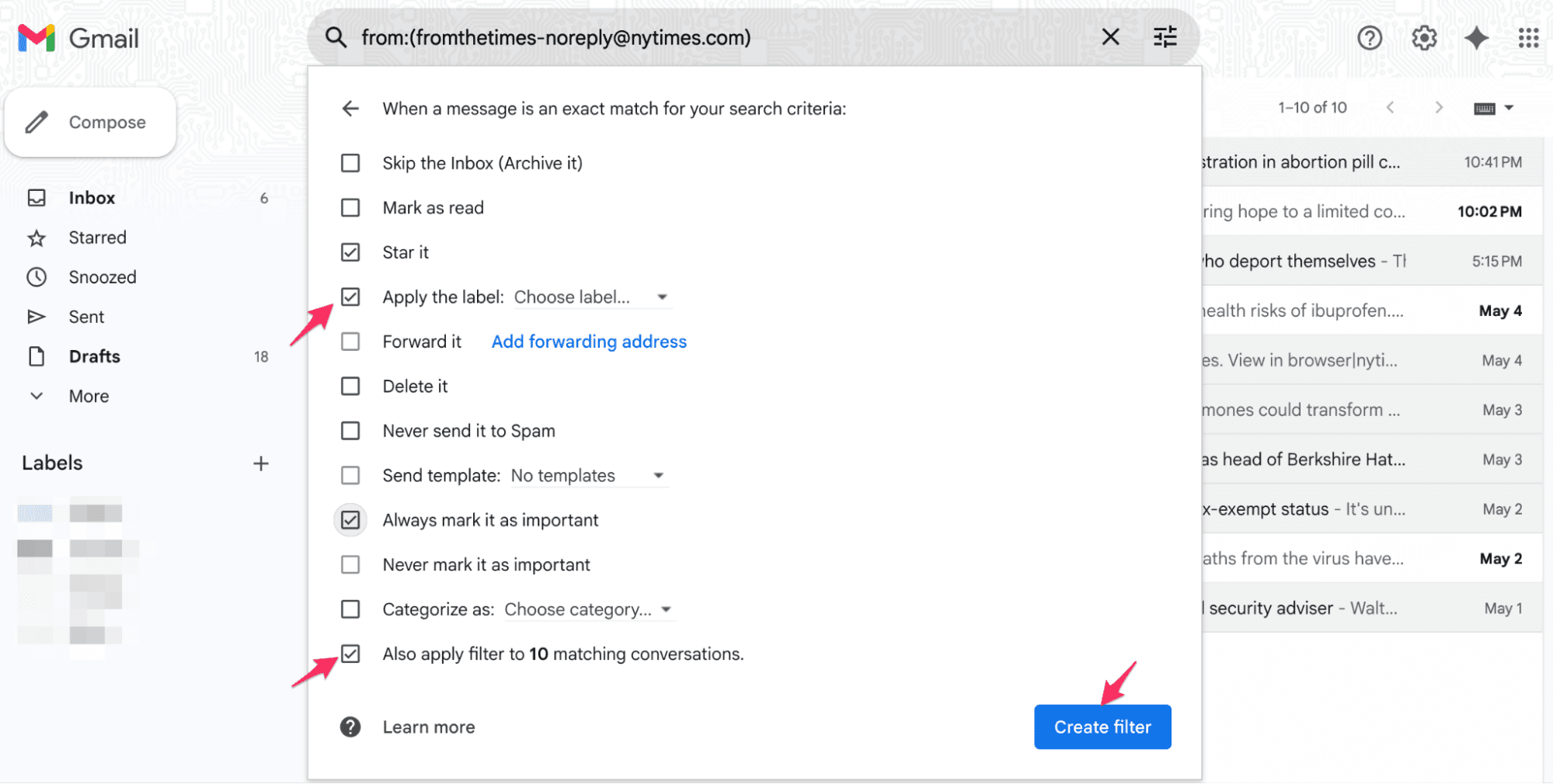 Source: Gmail screenshot