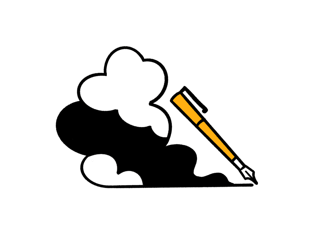 Template editorial illustration